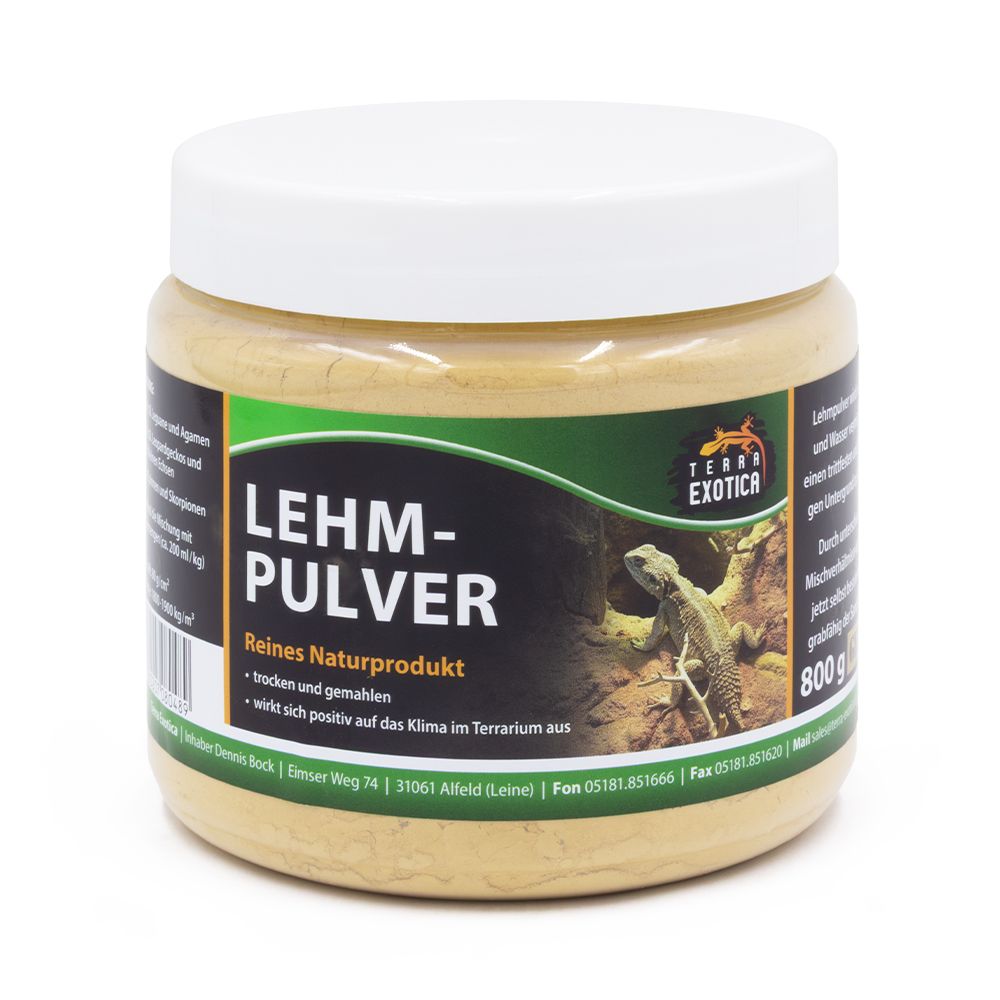 Lehmpulver - 800 g in Dose - Gelb